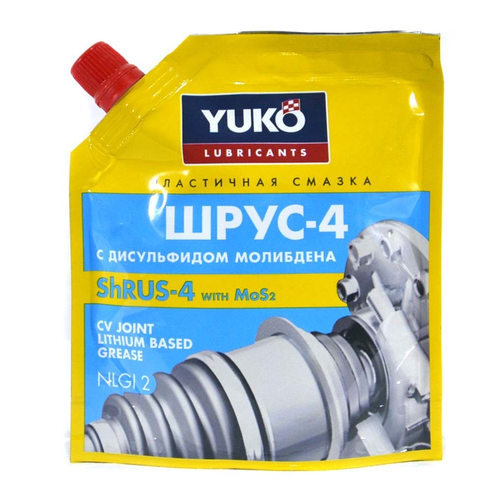 Смазка пластичная автомобильная с дисульфидом молибдена - YUKO ШРУС-4 