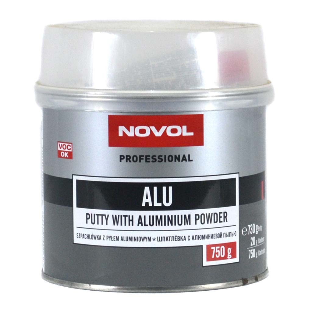 Шпатлевка с алюминиевой пылью 750 g - Novol ALU