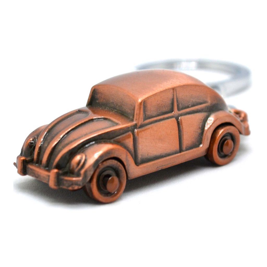 Купить брелок для ключей авто Volkswagen Жук - Бронзовый