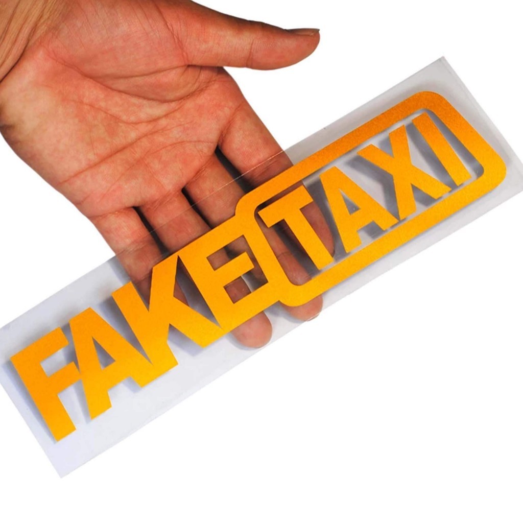 Наклейка FAKE Taxi