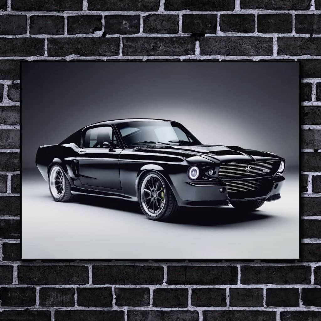 Постер Ford Mustang Shelby GT500 1967