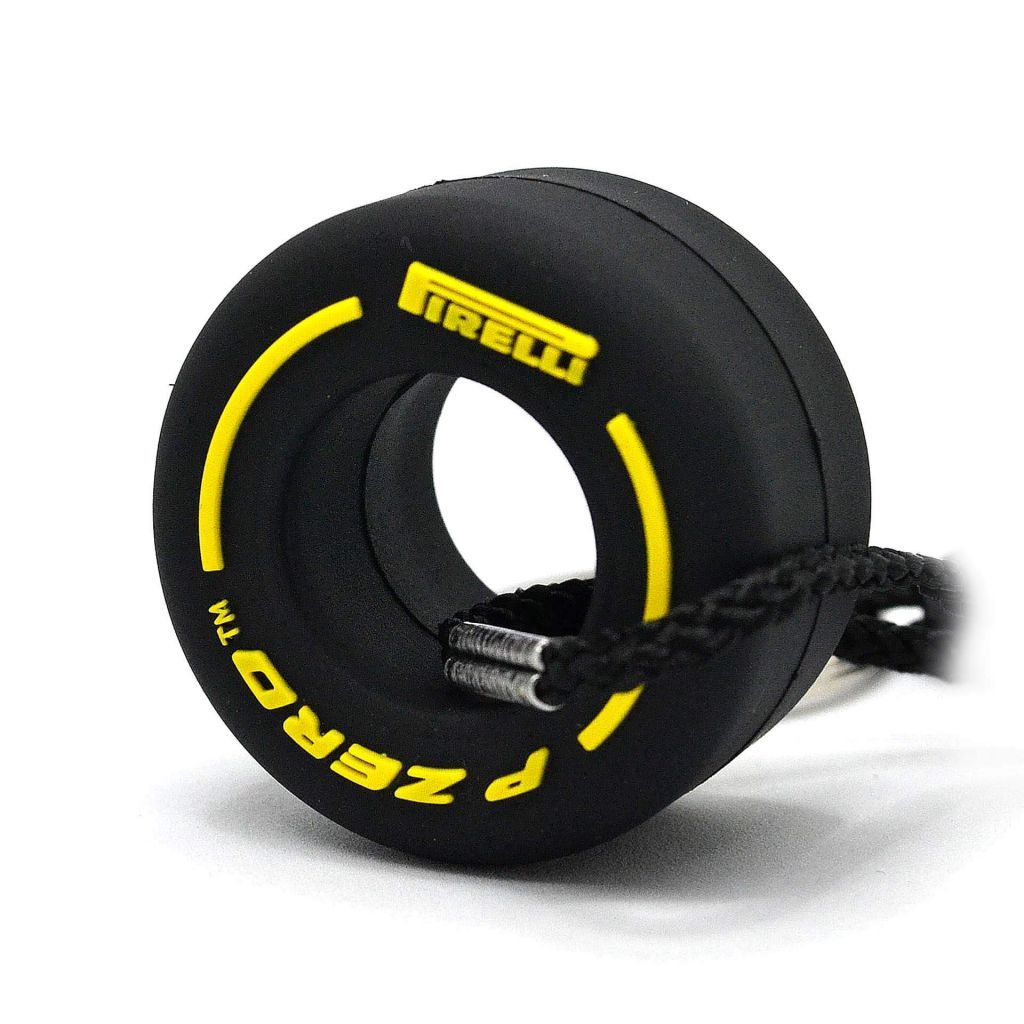 Брелок - ПОКРЫШКА F1 Pirelli P ZERO Soft - YELLOW