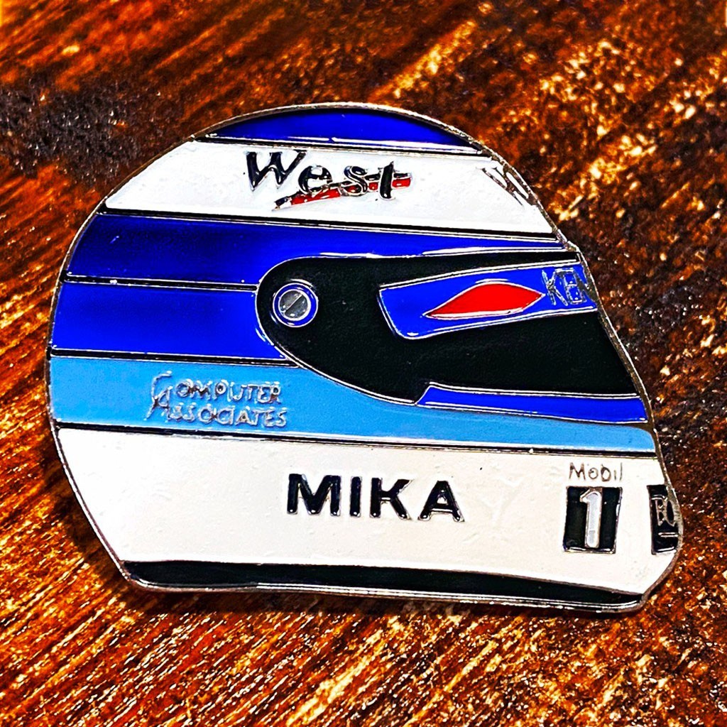 Mika Hakkinen F1 1998 - пин-значок в виде гоночного шлема