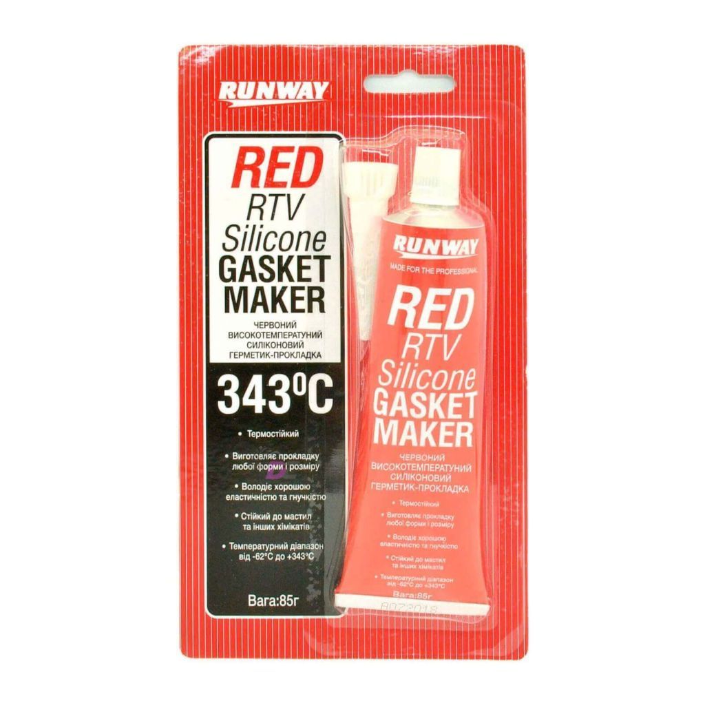 Формирователь прокладок - RUNWAY RED RTV Silicone GASKET MAKER