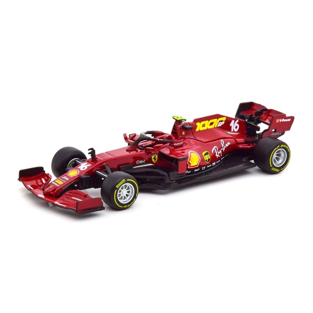 Модель болида Scuderia Ferrari SF1000 #16 Leclerc 2020 – 1:43