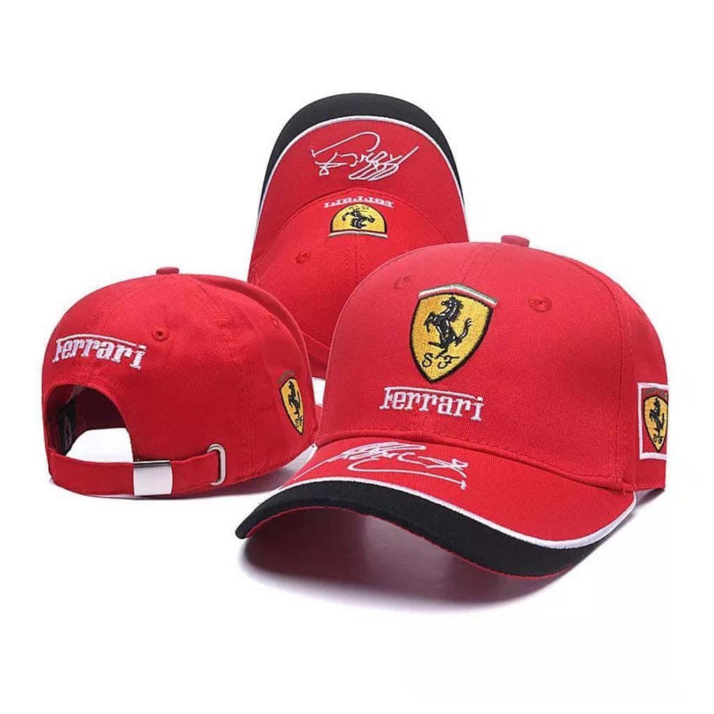 Красная кепка Феррари F1