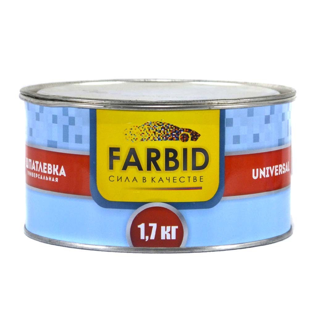 Универсальная шпатлевка для авто 1,7 кг - FARBID