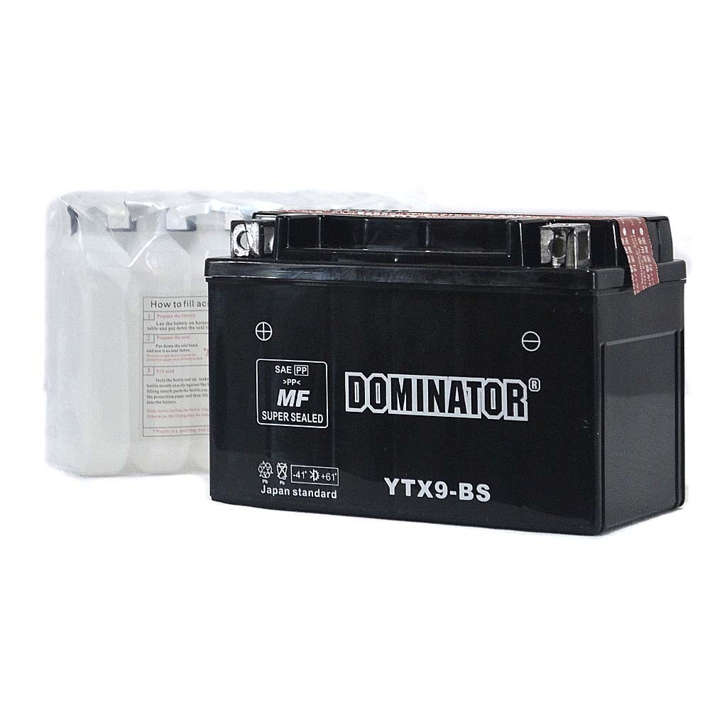 Мото аккумулятор Dominator YTX9-BS 12V 9Ah
