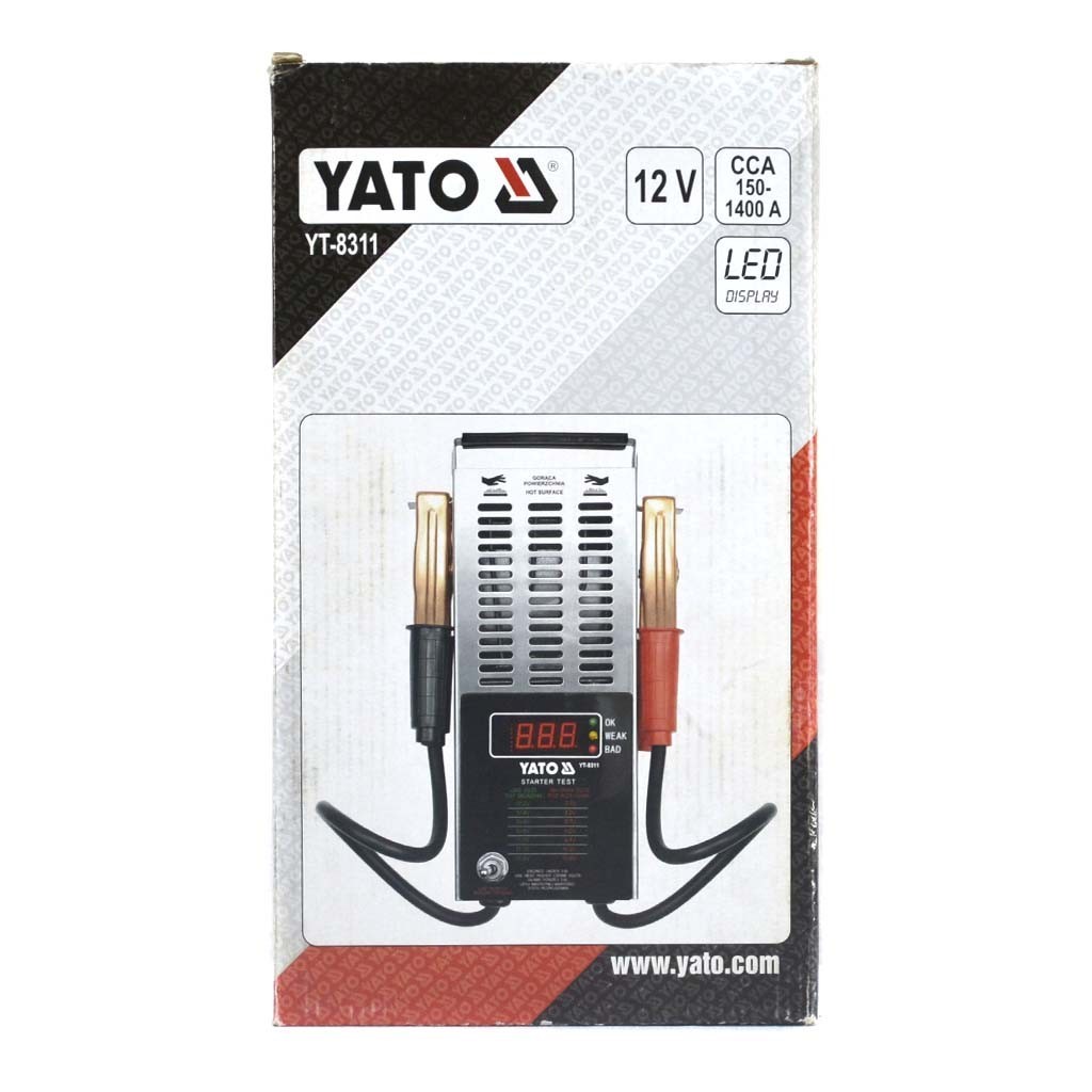 Цифровой тестер аккумуляторов YATO YT-8311