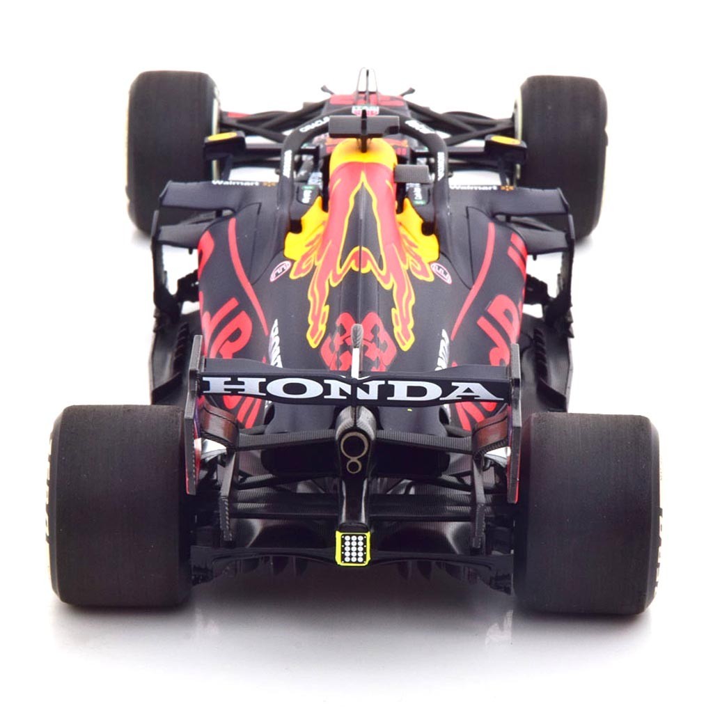 Модель Red Bull RB16B Winner GP Abu Dhabi, World Champion 2021 Verstappen with Pit Board Minichamps 1:18