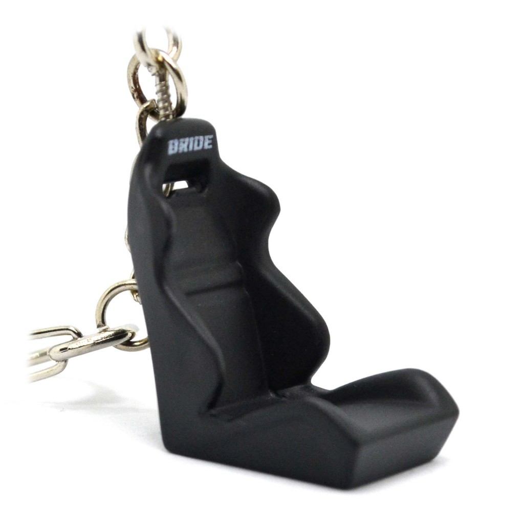 Модные брелки на сумки - Гоночное кресло BRIDE - Черное