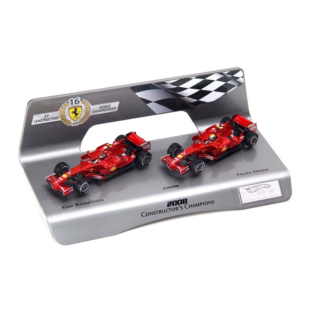 Модели Ferrari F1 F2008 Constructors Champions Kimi Raikkonen&Felipe Massa – 1:43