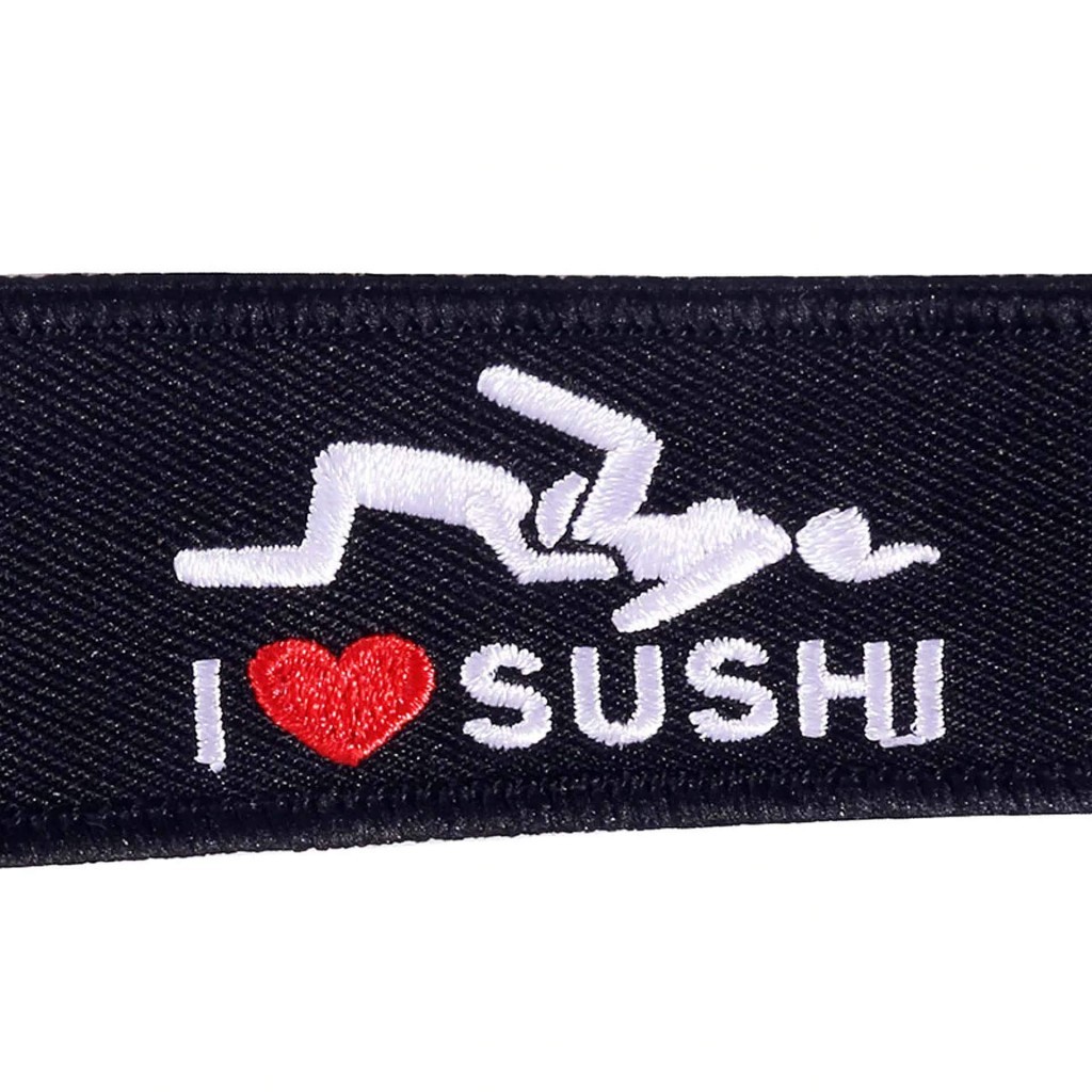 Брелок-бирка для ключей "I Love Sushi". Крутой и стильный
