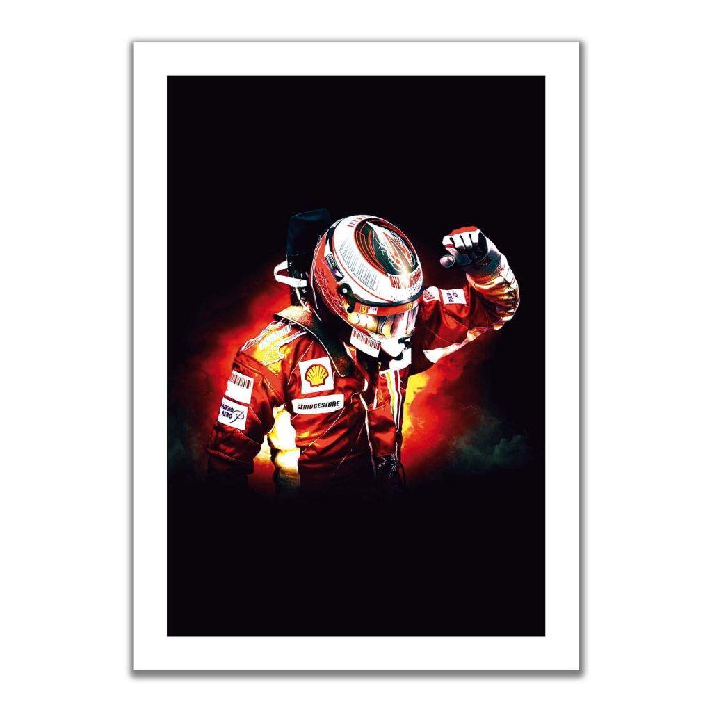 "Kimi Raikkonen" - Постеры в гостиную с гонщиком F1