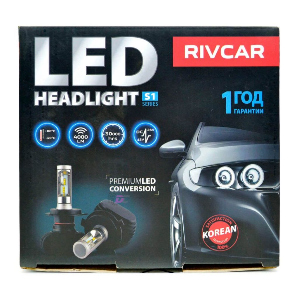 LED-лампы головного света - RIVCAR HEADLIGHT S1 H3
