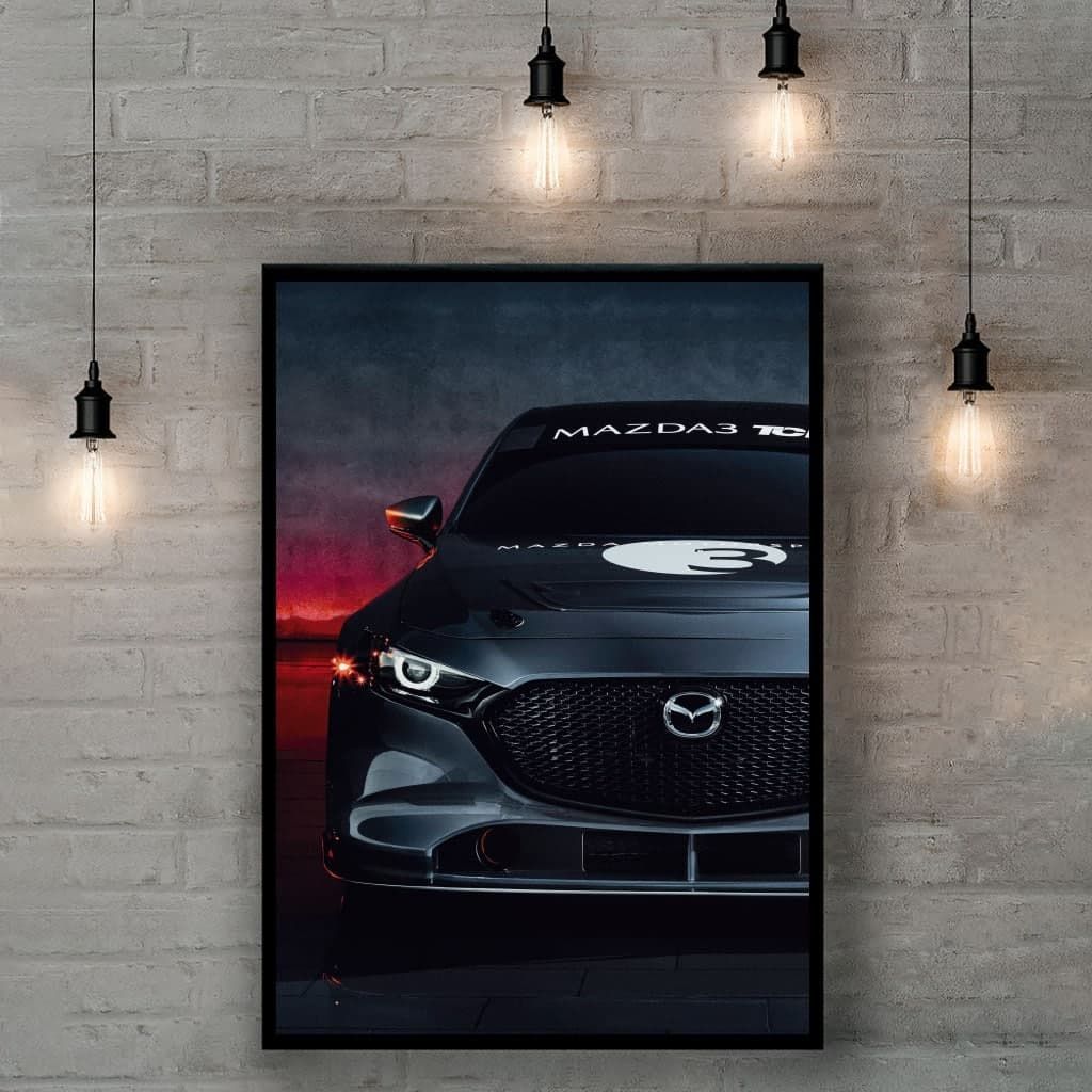 Плакат на стену - Mazda 3 BM