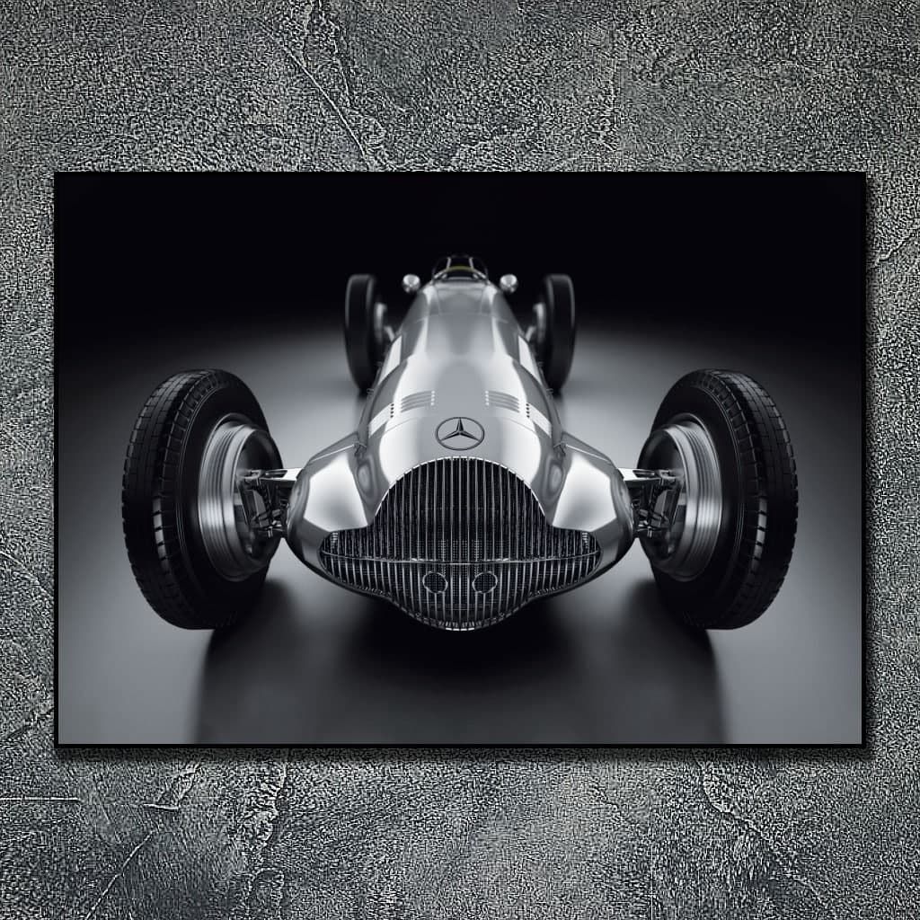 Постеры и плакаты на стену с "Mercedes-Benz W154 3L", для интерьера