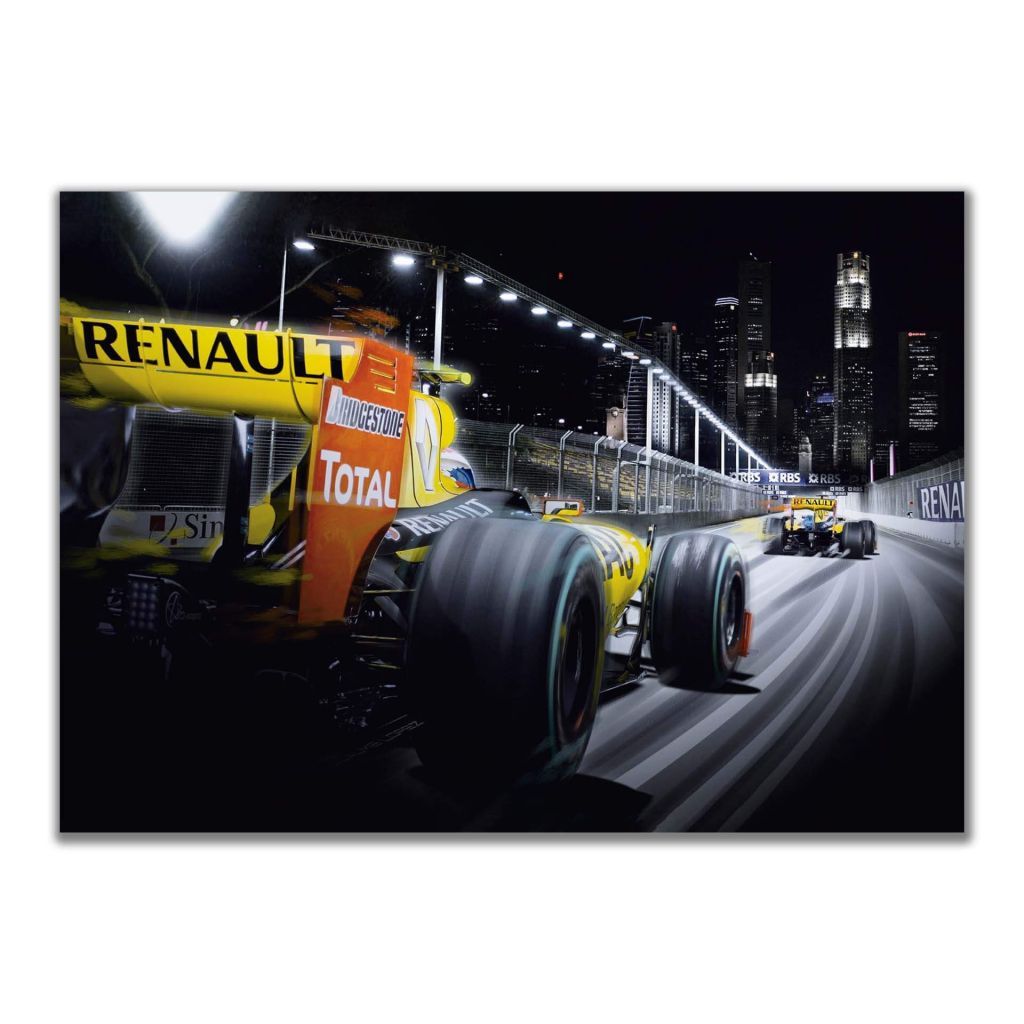 Купить постеры с машинами Renault Sport Formula One Team на стену 