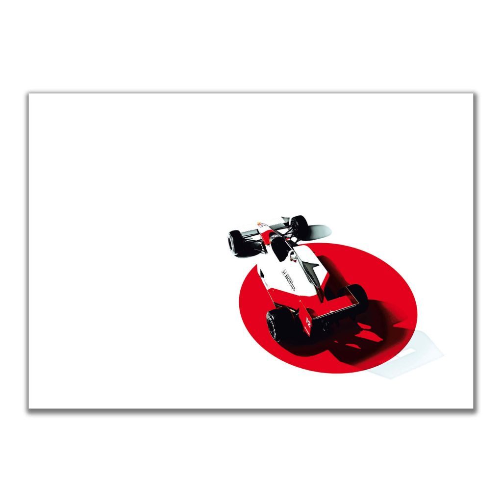 "McLaren-Honda.h MP4/4" - Горизонтальные постеры с автомобилями Formula 1