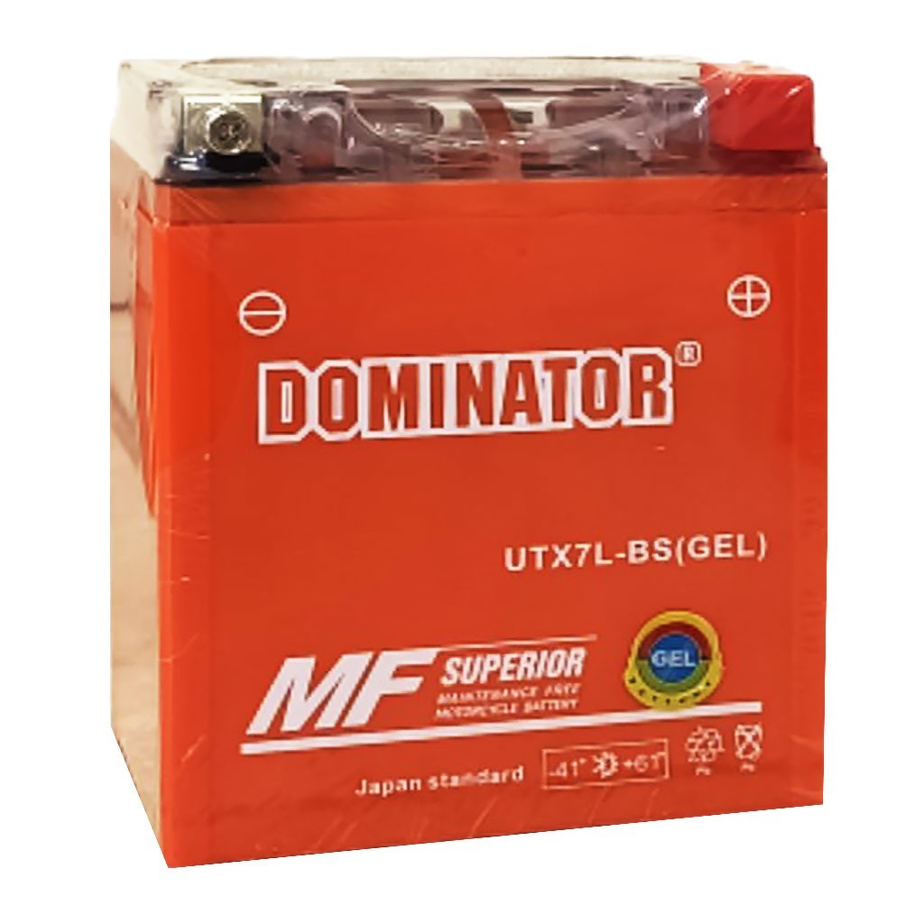 Гелевый мото-аккумулятор Dominator UTX7L-BS