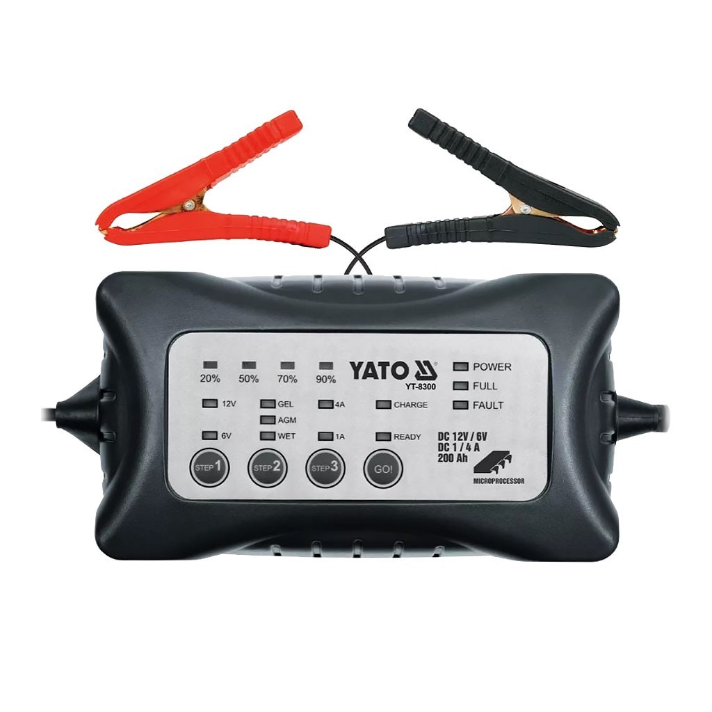 Профессиональное зарядное устройство YATO YT-8300 для авто аккумуляторов