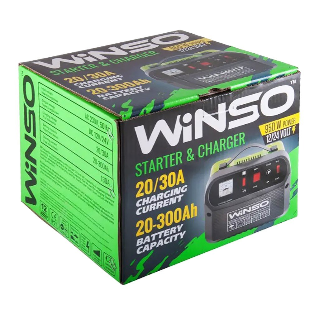 Зарядное устройство Winso 950W 12/24V для авто и мото