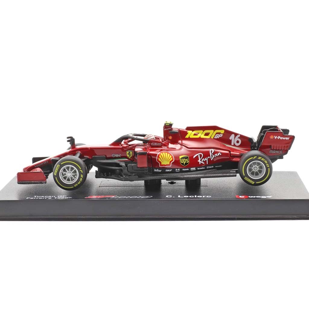 Модель болида с пилотом Scuderia Ferrari SF1000 1000th Ferrari GP, Toskana 2020 Leclerc – 1:43