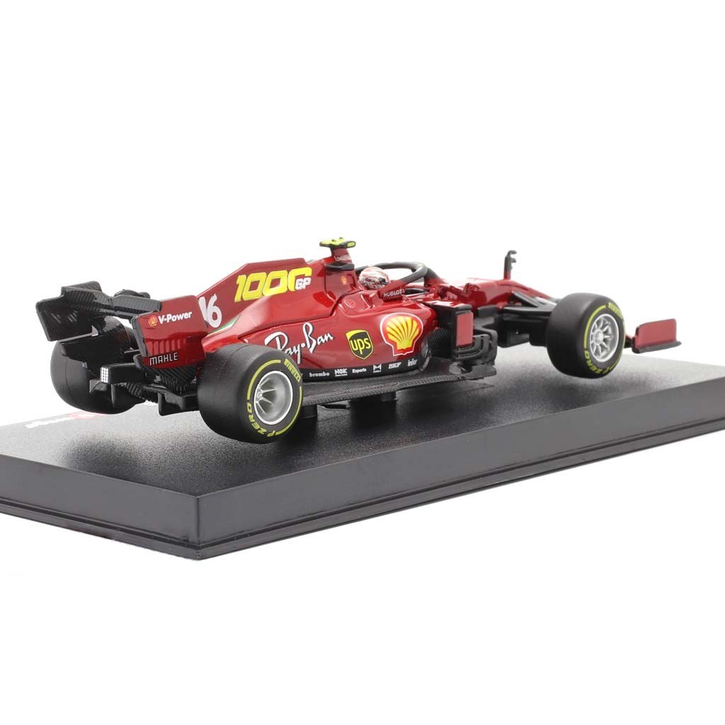 Модель болида с пилотом Scuderia Ferrari SF1000 1000th Ferrari GP, Toskana 2020 Leclerc – 1:43