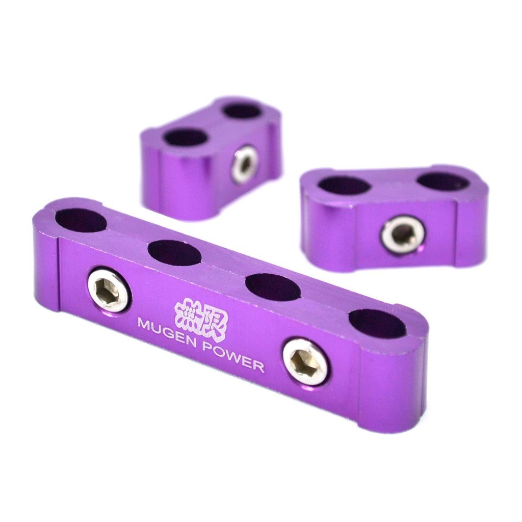 Фиолетовый зажимной сепаратор провода свечей зажигания и накала - MUGEN
