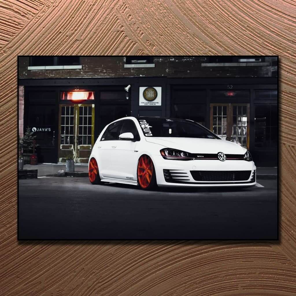 Постеры и плакаты на стену с "VW Golf GTi TCR", для интерьера