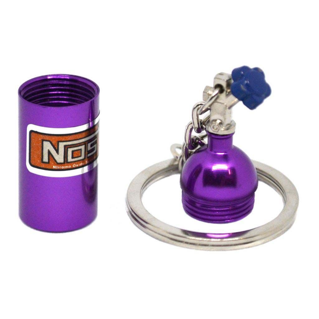 Брелок фиолетовый баллон "NOS" - Оригинальный подарок любимому