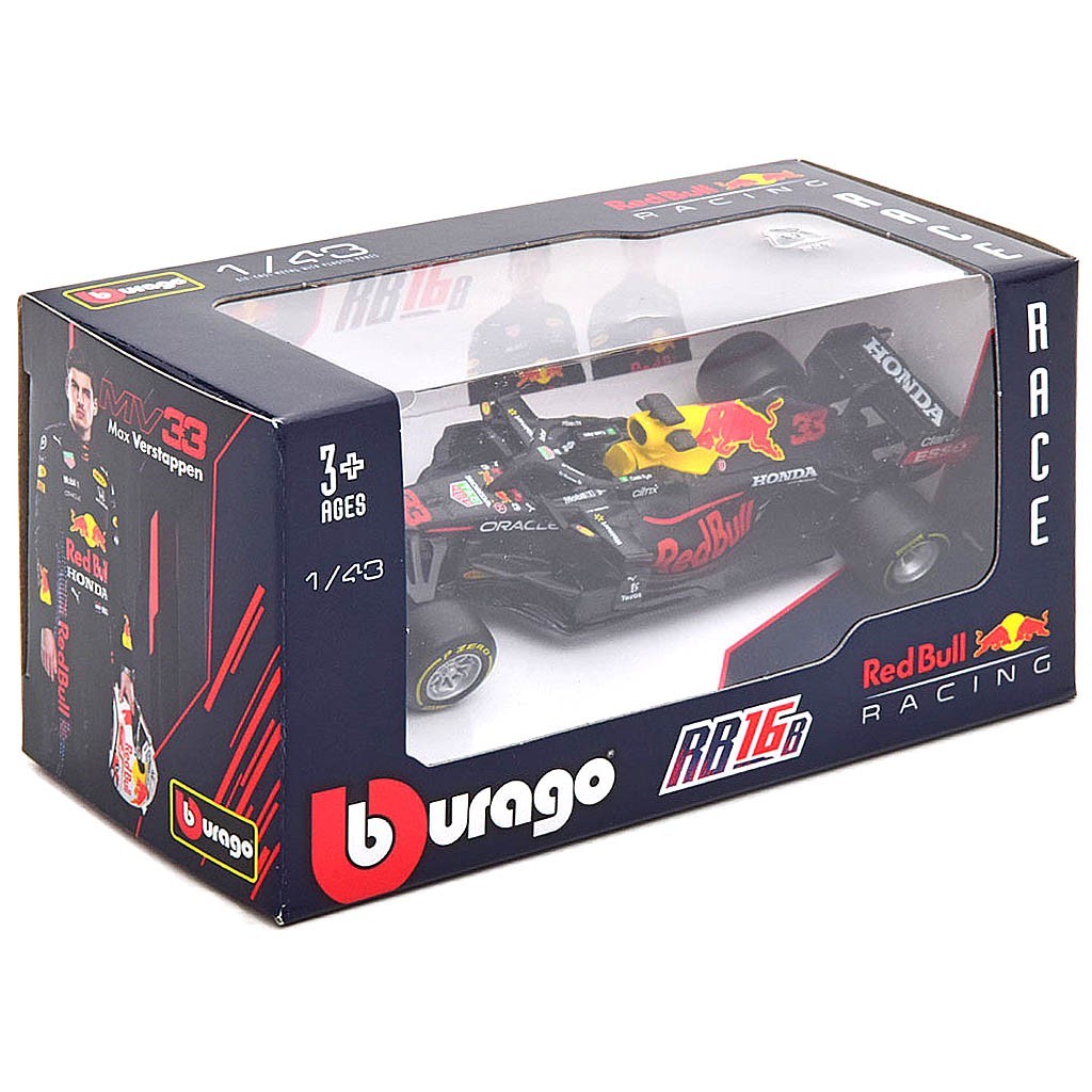 Коллекционные машины Формула 1 Red Bull RB16B #33 Verstappen 2021 - 1:43 - Купить.