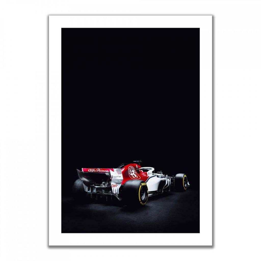 "Alfa Romeo C38" - Дизайнерские постеры с машинами Formula 1