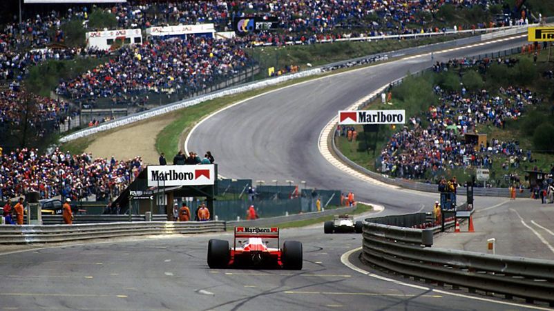 McLaren MP4 на Circuit de Spa-Francorchamps