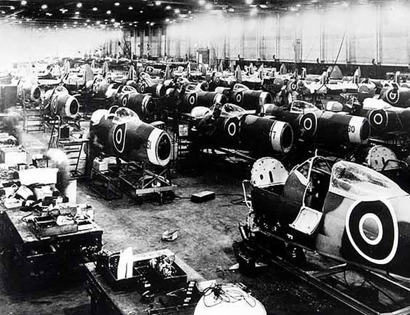 Завод Jaguar во время войны