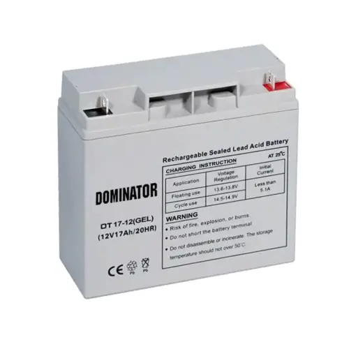 Гелева батарея DOMINATOR OT17-12 12V 17Ah для систем безпеки
