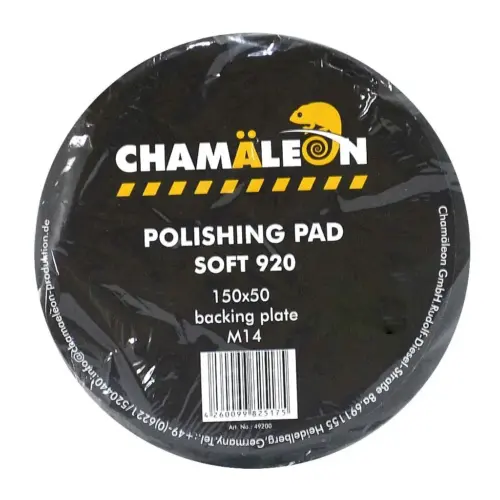 М'який полірувальний круг SOFT 920, 150 мм на різьбі М14 - CHAMALEON
