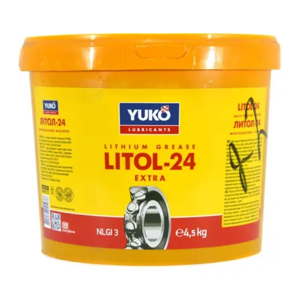 Багатофункціональне антифрикційне водостійке мастило - ЛИТОЛ-24