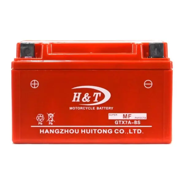 Мото акумулятор H&T 6СТ-7 Gel (GTX7A-BS)