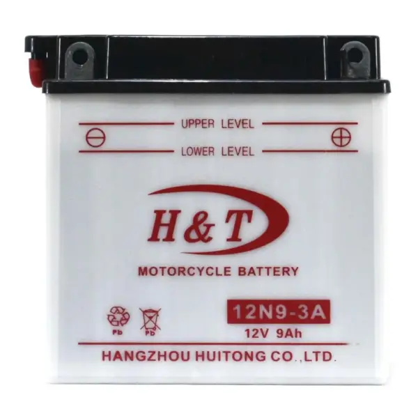 Мото акумулятор - H&T 12V 12N9-3A 9Ah