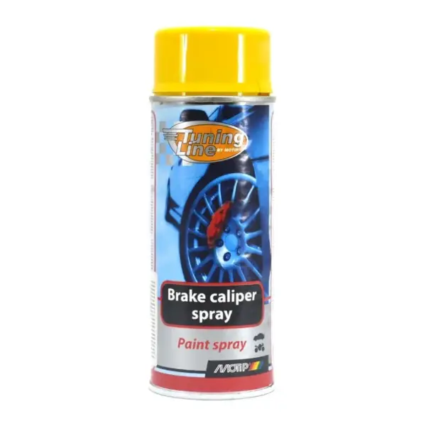 Емаль аерозольна для супортів і барабанів жовта - Motip Tuning Line