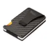 Карбоновий затискач для грошей-кардхолдер - ЧОРНИЙ