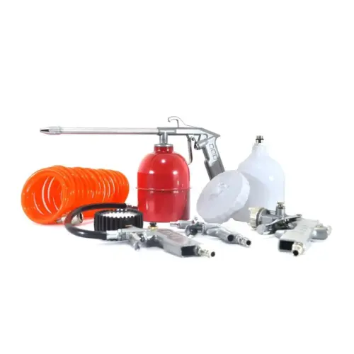 Набір з 5 пневматичних інструментів з пістолетом-розпилювачем