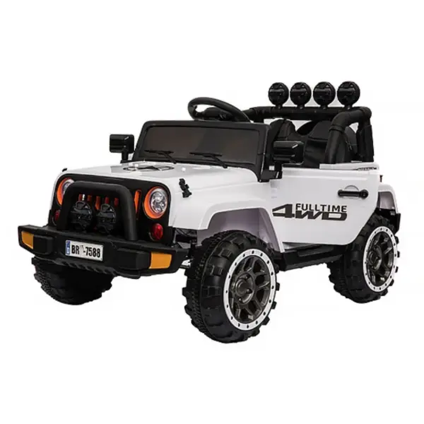 Ел-мобіль T-7833 EVA WHITE джип на Bluetooth 2.4G Р/У 12V7AH мотор 2*30W з MP3 120*70*70 /1/