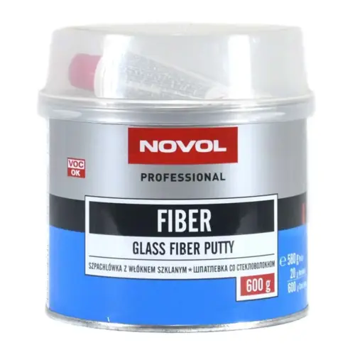 Шпаклівка зі скловолокном 600 g - NOVOL FIBER