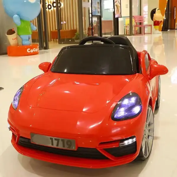 Дитячий електромобіль T-7660 EVA RED легковий на Bluetooth 2.4G Р/У 12V4.5AH мотор 2*15W з MP3