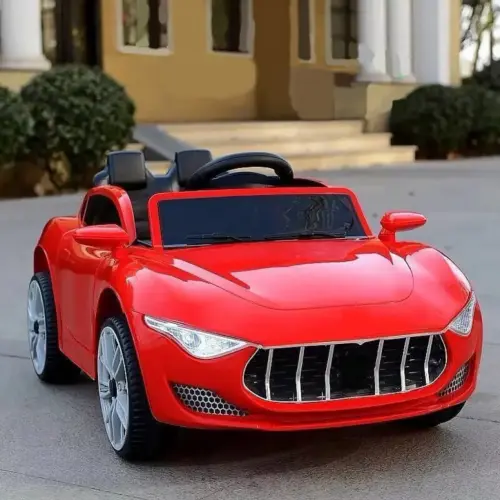 97578.jpg Ел-мобіль T-7637 EVA RED легковий на Bluetooth 2.4G Р/У 2*6V4AH мотор 2*25W з MP3 105*55*45 /1/