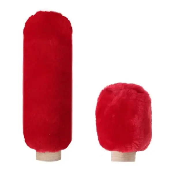 Червоний "Чохол на рукоятку КПП і Ручник"