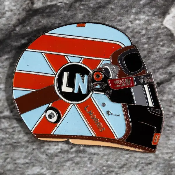 Пін-значок - шолом Lando Norris 2021 Monaco F1 GP