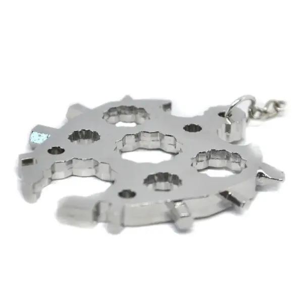 Брелок мультитул "Черепаха" 20 в 1 - CHROME